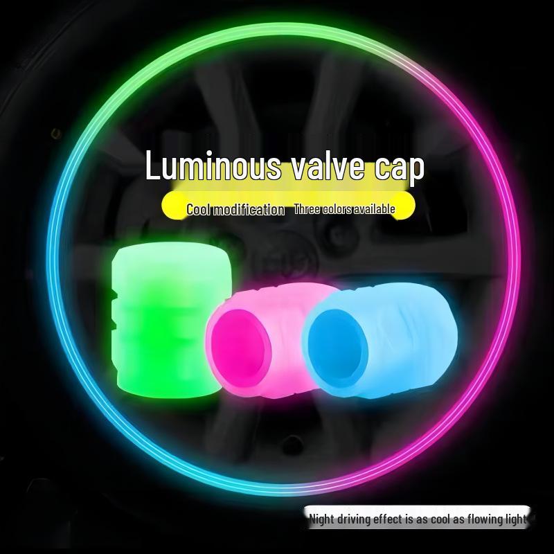 Leuchtende Ventilkappe für Autos, Fahrräder und Motorräder