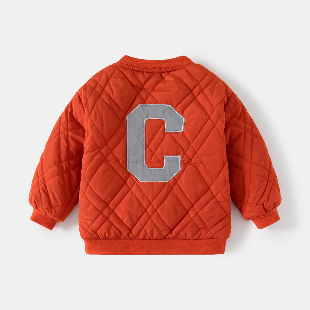 Winter Warm and Boys' Cotton-padded Clothes, Fashionable Monochrome Children's Sweaters, Comfortable Cotton-padded Clothes for Outdoor Travel