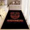 Red Bear Face Radiohead Logo suitable as a non-slip mat for the living room or bedroom sofa