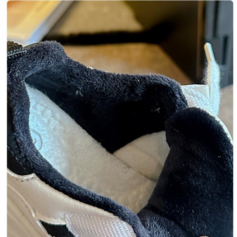 Winter Plus Velvet Warm Boys and Girls Casual Fashion Comfortable Soft Sole Sports Shoes