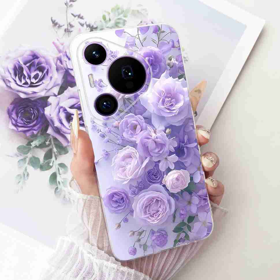 For Huawei Pura 70 Pro HBN-LX9 Case Luxurious Pattern Butterfly TPU Back Cover For Pura 70Pro+ 70 Pro Plus HBN-AL10 Phone Shell