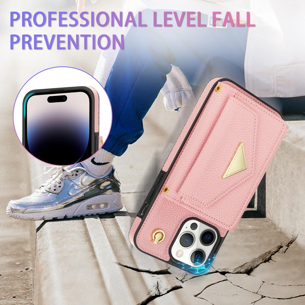 Crossbody Strap Multi Card Slot Flip Wallet Leather Case For iPhone 15 14Plus 13 12 11Pro Max /Samsung S23 S22 S21 Ultra S20Plus S23 S21FE A14 A54 A53