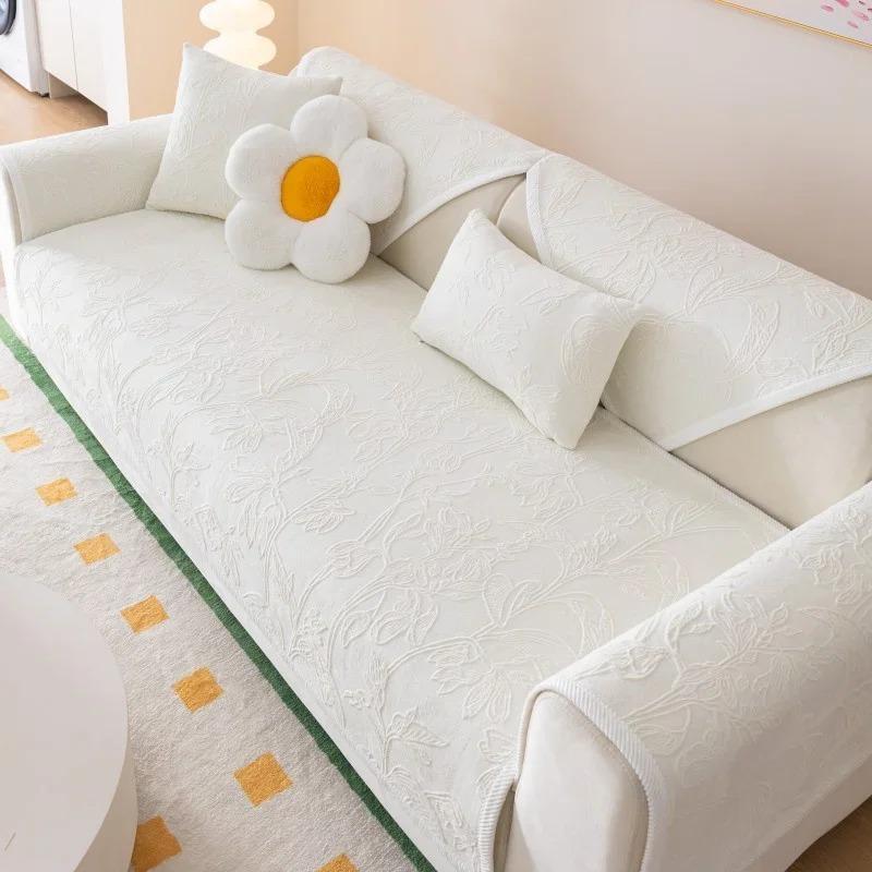Super Soft Sofa Cover Thicken Plush Sofa Towel Blanket Universal Autumn Winter Sofa Mat Cushion for Living Room Couch Covers