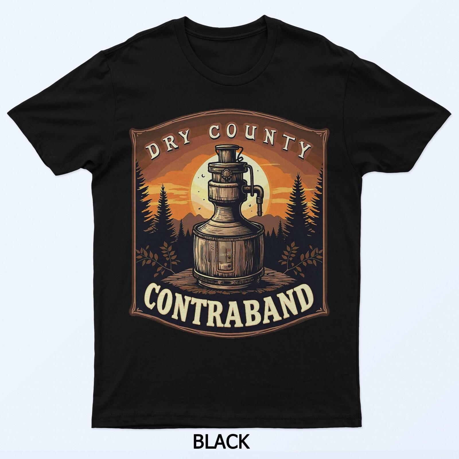 Dry County ContraBand logo T-Shirt 3XL