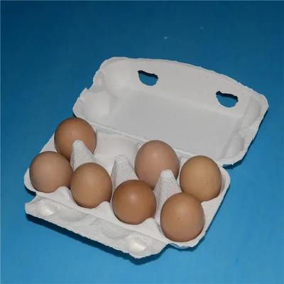 10 Stück Mit Deckel Zellstoff-Eierverpackungsboxen Eieraufbewahrung Transport Express Originalität Geschenk Verdicktes Papierfach Verpackung