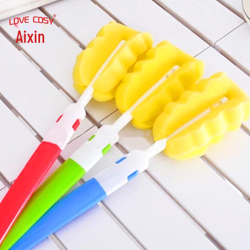 

Ai Xin High-Quality Detachable Sponge Baby Bottle Cleaning Brush