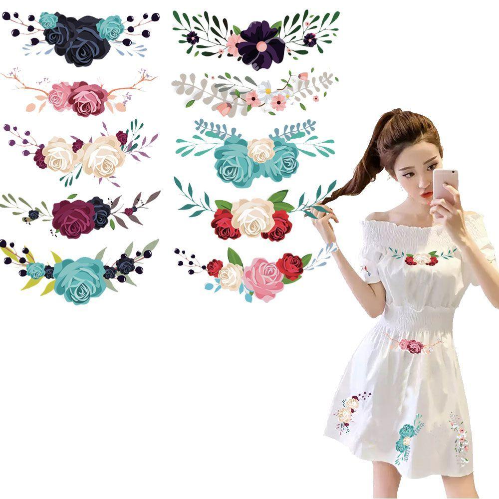 Clothes Applique for Clothes Embroidery Patches Thermo-stickers Patches Heat Transfer Stickers