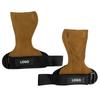 Oem Custom Logo Leather Hand Grip Pads Weightlifting Strap Fitness Strength With Wrist Support Glove