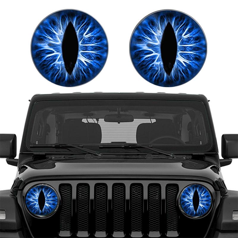 Beast Eye Wrangler Scheinwerferaufkleber - Transparente Autoaufkleber