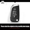 Estuche Plegable para Llave de Coche de Aleación de Zinc de 3 Botones Cubierta Completa Para Peugeot Citroen C1 C2 C3 C4 C5 Ds3 Ds4 Ds5 Ds6 Accesorios de Carcasa para Llave de Coche