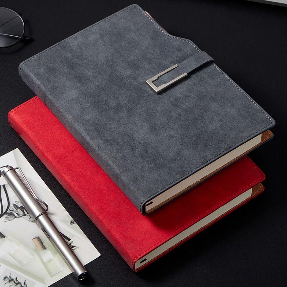 PU-Leder A5 Notizbuch mit Kartenhalter Besprechungsprotokollbuch Tragbares Notizbuch für Studenten