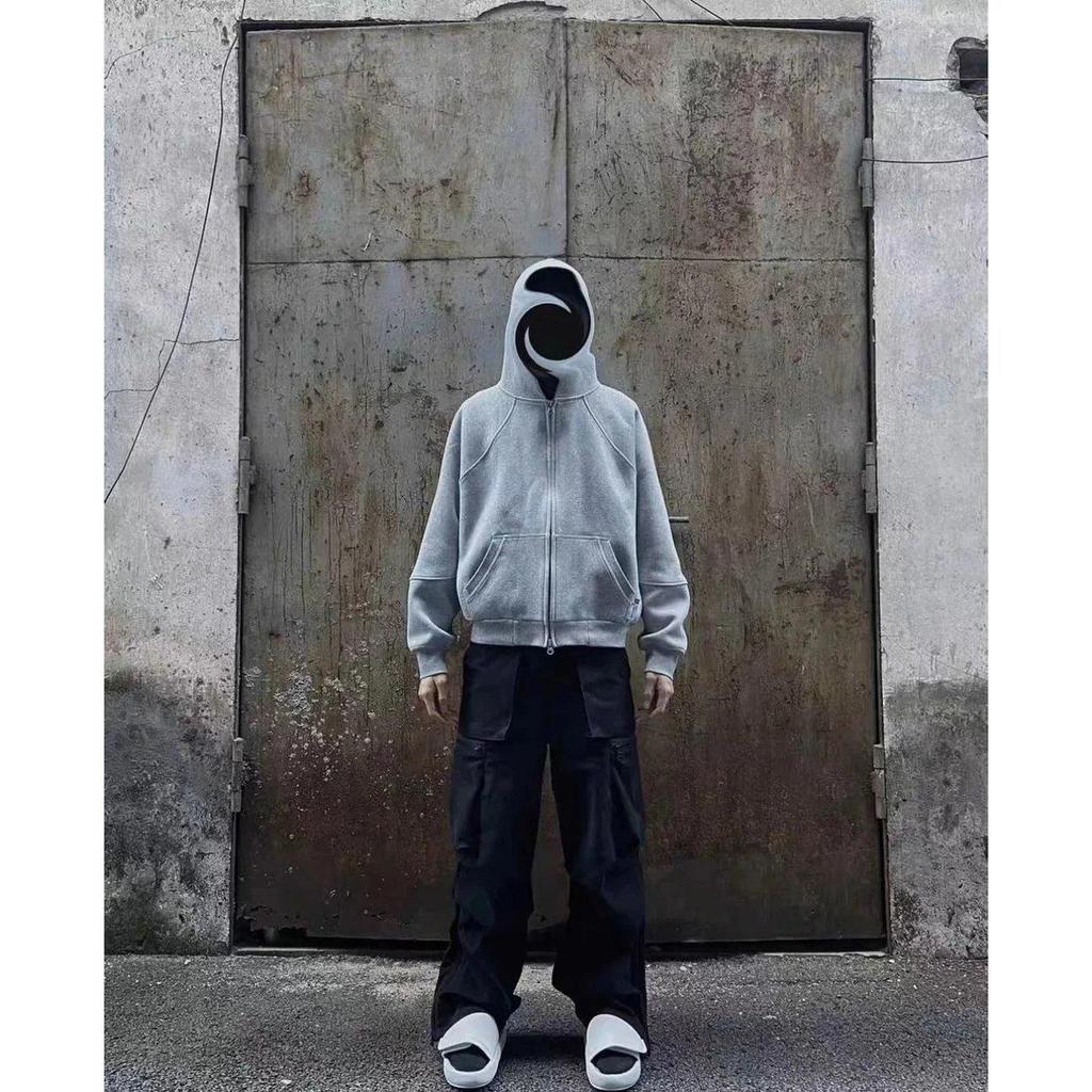 2024 A/W Unisex 500g Cleanfit Cardigan Sweater Hoodie Jacket