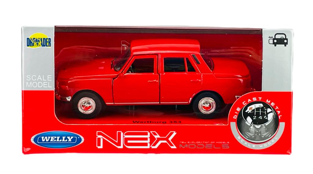 WELLY WARTBURG 353 RED 1:34 43793