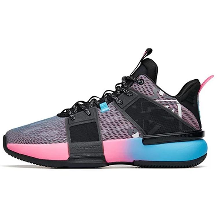 ANTA Shock 3 High Black Pink Blue Men s 112131605S-1 EU 44.5