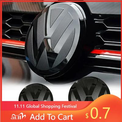 Para VW Novo Para VW Volkswagen Golf MK6 MK7 MK7.5 MK8 2010-2024 Modificação de Carro Adesivo de Logotipo Não Afeta ACC Emblema Frontal Traseiro Ba