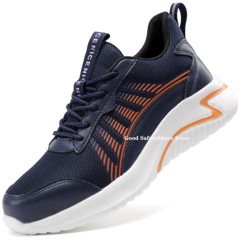 

Мужская спортивная защитная обувь, женские дышащие рабочие кроссовки, рабочая обувь со стальным носком, мужская легкая неразрушимая обувь, мужская 36
