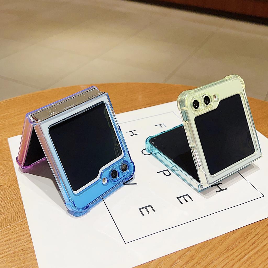 For Samsung Galaxy Z Flip7 FE 5G/Z Flip6 5G Case Gradient Color Anti-Scratch TPU Phone Cover