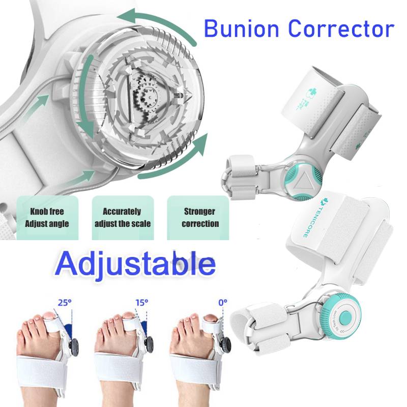 Bunion Corrector Dlaha Korektor Big Toe Korektor Nastavovací knoflík Hallux Valgus Toe Korekce Ortopedická pedikúra Péče o nohy
