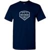 Made In South Carolina Badge- Hometown Pride State Short Sleeve T-Shirt - Navy