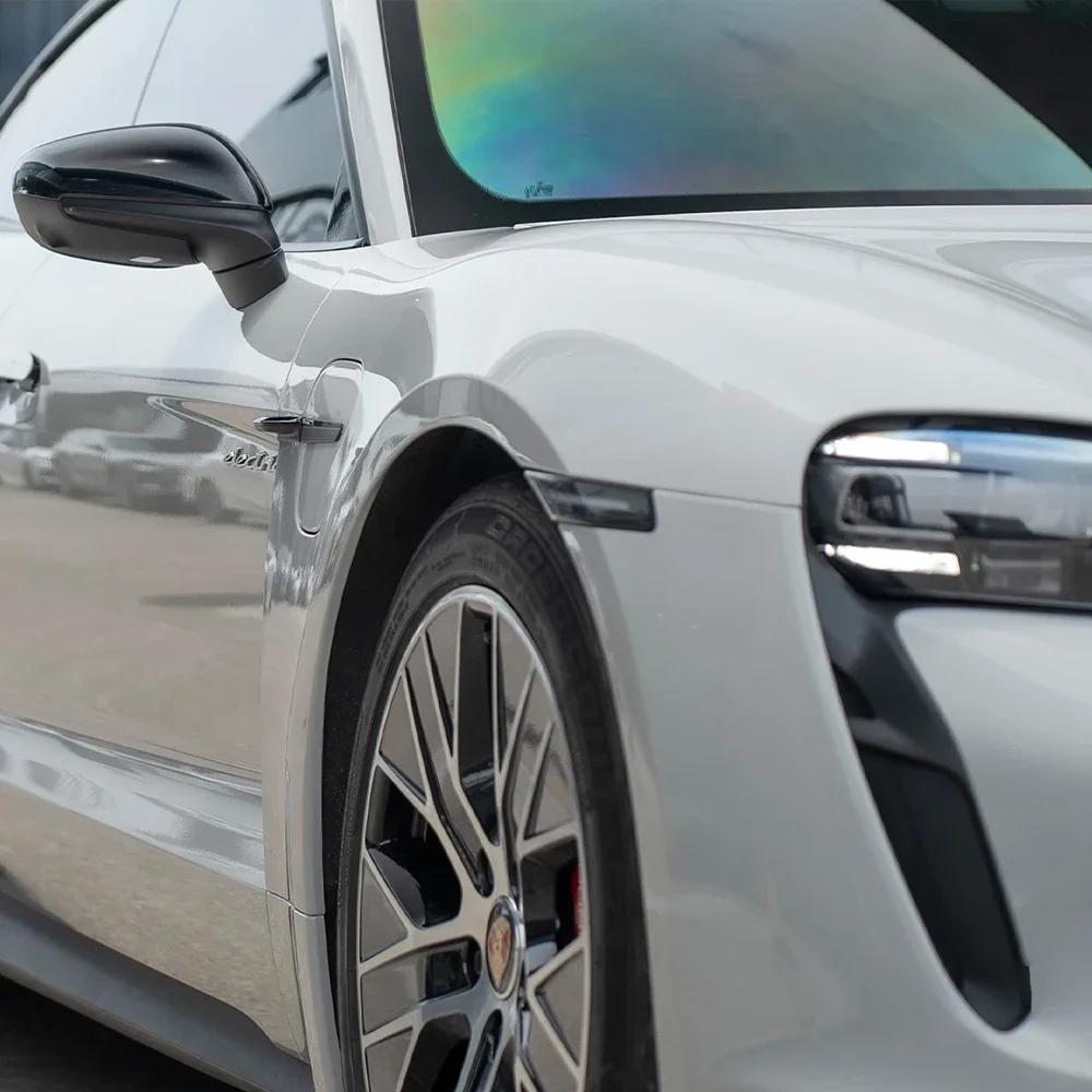 Car Sticker Matte Gray Bubble Free Vinyl Film Auto DIY Decals Car Wrapping Film PET Sticker Car Accessories Exterior Interior