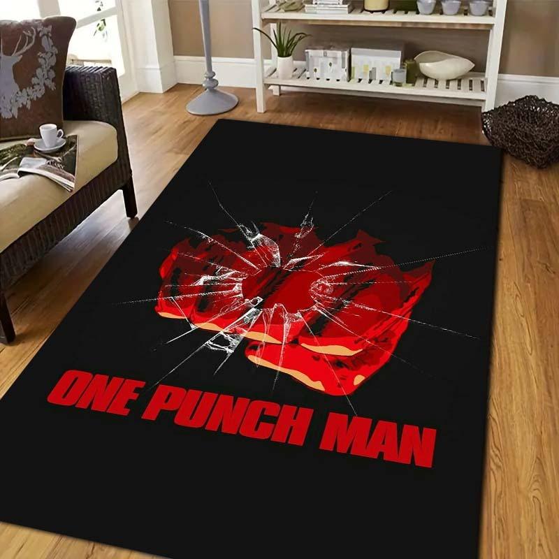 One Punch Man Saitama Cartoon Anime Printed Carpet Flannel Yoga Mat Living Room Bedroom Decoration Non slip Toilet Entrance rug