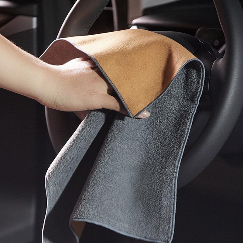 Car Detailing Cloth Multipurpose Use On Glass Leather And Dashboard Drying Cloth High Water Absorption Washing Rag