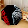 Terrifier Art the Clown Winddichter Automatischer 8-Rippen-Faltregenschirm Tragbarer Outdoor-Sonnenschirm