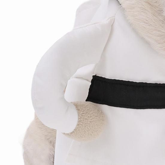 Dog Martial Art Costume Pet Coat with Hands Hook And Loop Adjustable Pet Outfit for Cats Dogs Cosplay Dress-up Photography