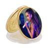 A-Girl Gold Commemorative Coin with Gift Box for American Pop Queen, Actress, Famous Actor, Singer