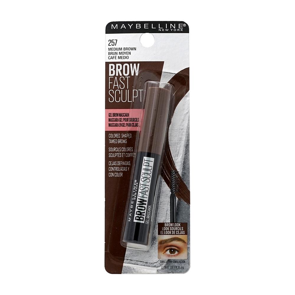 Brow Fast Sculpt Gel Eyebrow Mascara 257 Medium Brown, 0.09 fl oz