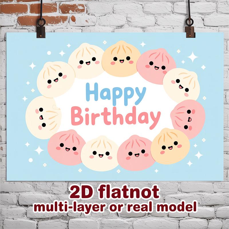 Party Backdrop Happy Birthday Birthday Photo Booth Background Front Door Decor