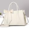 Classic Pu Tote Bag For Women With Large Capacity And Retro Style For Daily Use