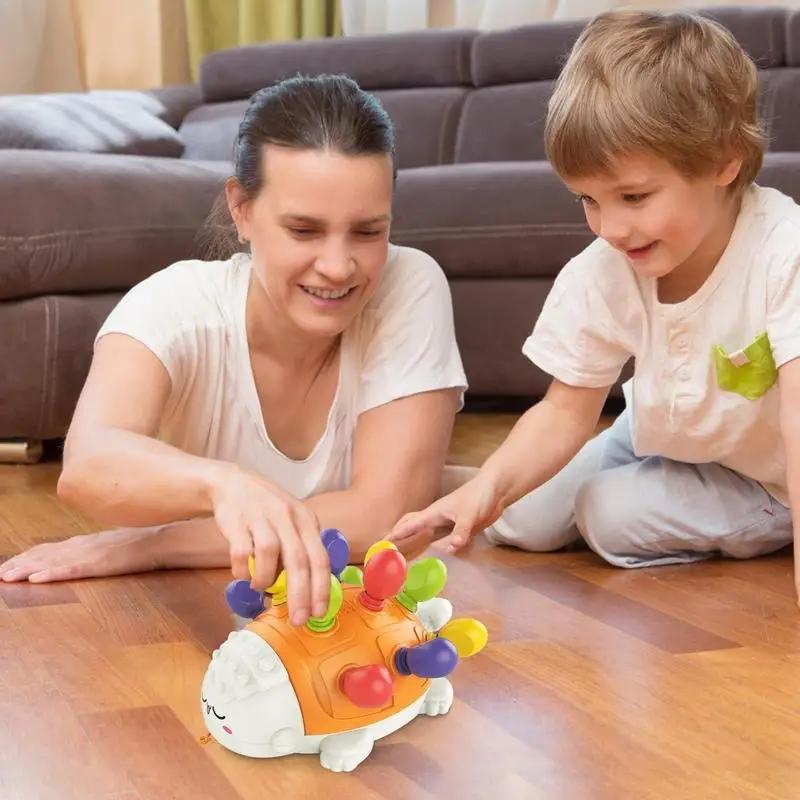 Hedgehog Montessori Toys Baby Concentration Training Early Education Toys Fine Motor and Sensory Toys Spelling Little Hedgehog