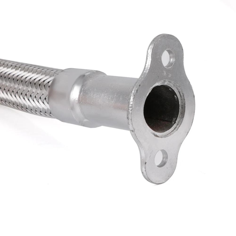 Black Silver Viper Flexible Muffler Pipe For 80cc Bike Gas Engine Motor Parts Motorcycle Exhaust Systems Flexible Muffler Pipe