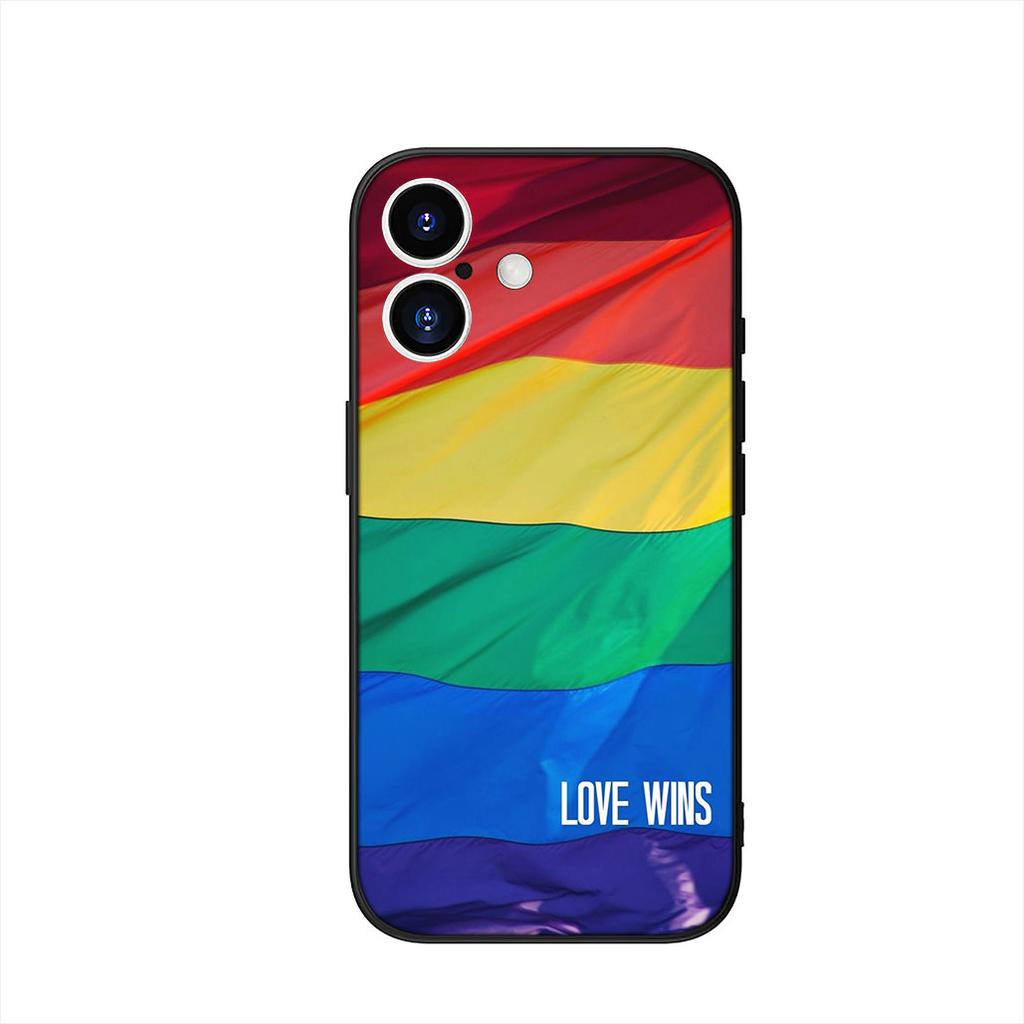 LGBTQ love is love Heart LGBT Phone Cover Case for OPPO A18 A16 A17 A38 A54 A40 A60 A80 A78 A79 A57 A55 A96 A15 A12 Casing