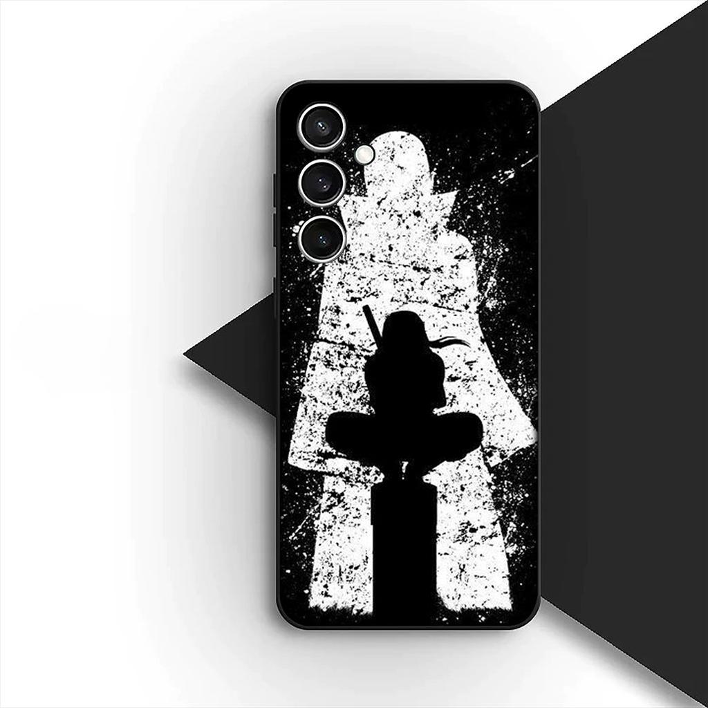 for Samsung Galaxy S10 S8 S9 Plus A33 A34 A31 70 A71 A72 Note 20 9 8 S10E Phone Cover Soft Case Akatsuki Narutos Uchiha Sasuke