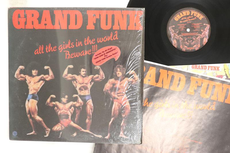 

LP Record GRAND FUNK All The Girls In The World Beware SO11356 CAPITOL 1974 US Rock Used