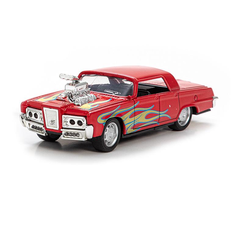 1:32 Alloy Sports Car Model Children's Toy Car Back Force Car Model Boy Toy Double Door