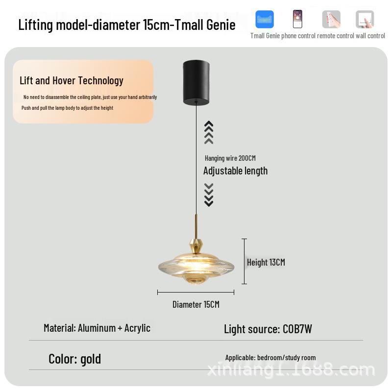 Modern Minimalist Eye-Protecting Pendant Light for Entrances, Restaurants, and Bedrooms