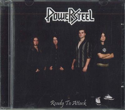 CD POWERSTEEL - Ready To Attack NONE OT ON LABEL 2009 Europe Rock Used