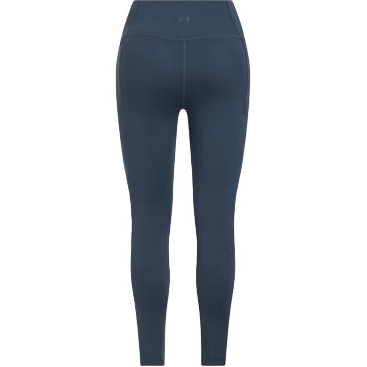 Under Armour Meridian FW24 Solid Comfortable Low Waist Nine Point Sports Pants Women Pants Storm-Gray 1382525-044