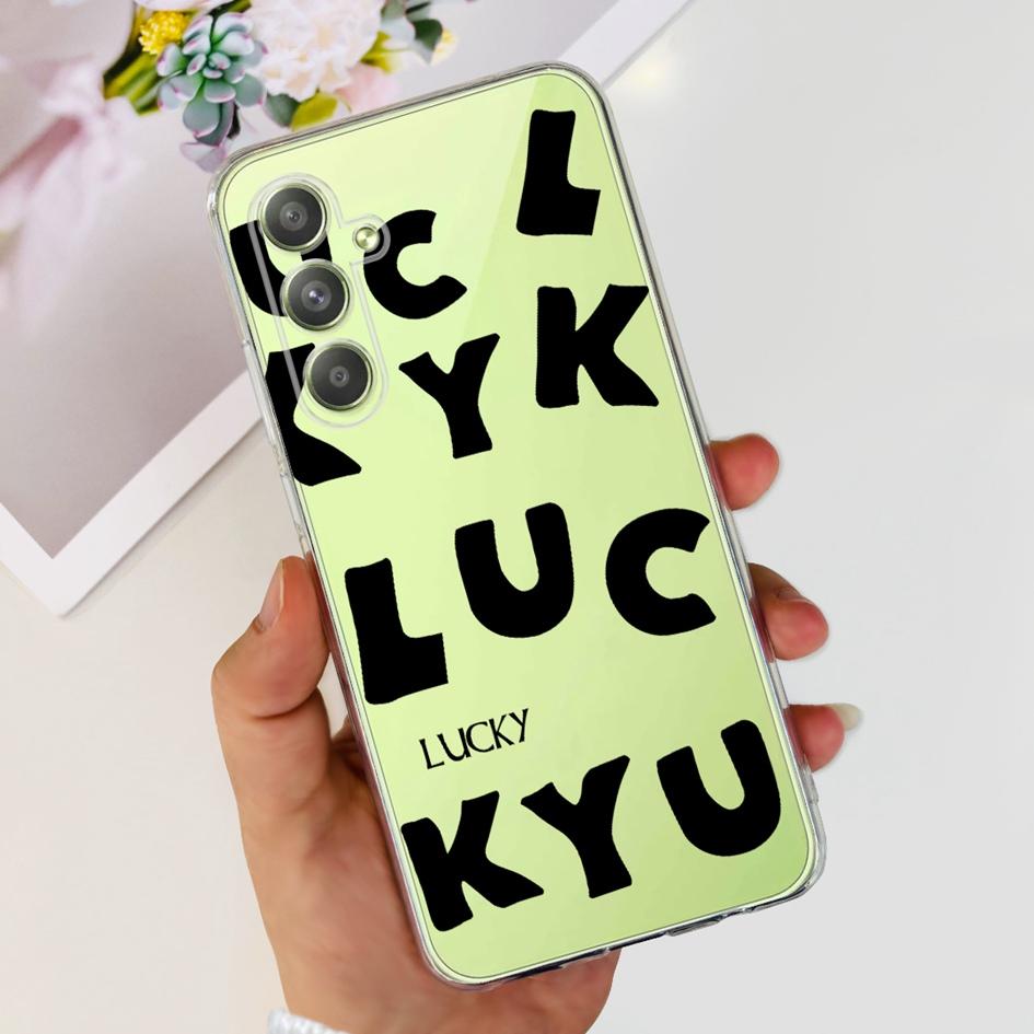 For Samsung Galaxy A54 Case A546B SM-A546B Cute Astronaut Clear Silicone Soft Phone Cover For Samsung A54 5G A 54 GalaxyA54 Capa