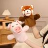 Soft Stuffed Toy Animal Hand Puppet Cute Animals Kawaii Dolls Storytelling Puppet Plush Animals Lion Elephant Monkey