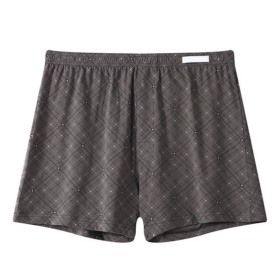 

Чоловічі бавовняні боксери, дихаючі, вологовідвідні, з еластичним поясом, труси, що не скочуються, для щоденного носіння, комфорт XL темно-сірий