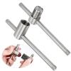 Stainless Steel Billiard Cue Tip Suppressor Tool Shaper for 11Celsius14mm Snooker Stick