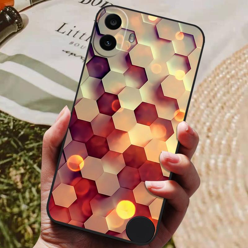 For Nothing CMF Phone 1 Case Luxury Silicone TPU Soft Phone Cover for Nothing CMF Phone 1 Phone1 Shockproof Funda Shell Cute Cat