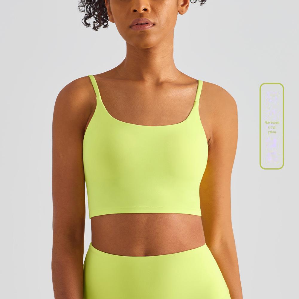 

Спортивный бюстгальтер Aidu Lycra Medium Support Slim Back — ударопрочный и со сборками по бокам для занятий йогой L