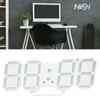 3D Modern Digital LED Wall Clock 24/12 Hour Display Timer Alarm Home USB
