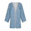 Women's Casual Fashion Retro Printed Lightweight Medium Length Jacket Cardigan