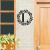 Metal Monogram Letter Wall Decor, Personalized Last Name Sign for Home, Door Hanger Gift for Halloween Christmas New Year